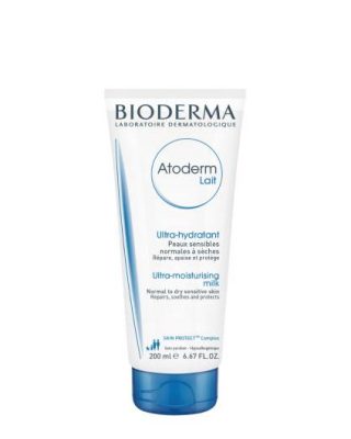 بایودرما lait ultra hydratant شیر اتودرم مرطوب کننده پوست نرمال تا خشک