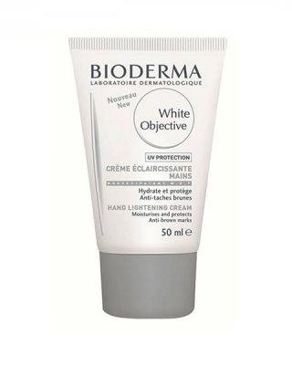 کرم دست وایت آبجکتیو بایودرما  روشن کننده، مرطوب کننده و ضد لک پوست  50ml