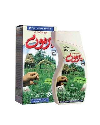 شامپو سبوس برنج مخصوص موهای چرب پرمون حجم 250 گرم