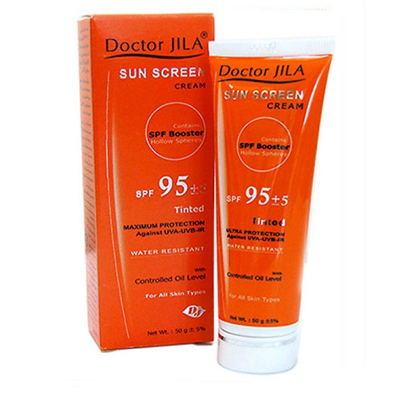 کرم ضد آفتاب spf95 دکتر ژیلا رنگی