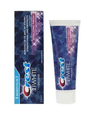 خمیر دندان سفید کننده کرست مدل vitalizing fresh حجم ۷۵ میل (crest)