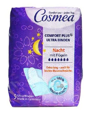 نوار بهداشتی بالدار اولترا مخصوص شب سایز بزرگ کازما