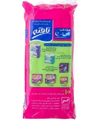 نوار بهداشتی تافته با لایه مشبک ویژه شب سایز بزرگ