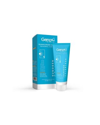 کرم ضد آفتاب رنگی ژنو بایوتیک SPF50 مناسب پوست خشک حجم 50 میل رنگ بژ روشن