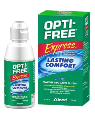 مایع لنز opti-free 120میل