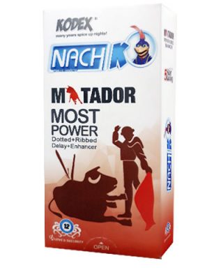 کاندوم خاردار و حلقوی کدکس مدل Matador بسته ۱۲ عددی